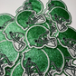 3" Football Helmet in Glittered Embroidered Patch - Hat patch