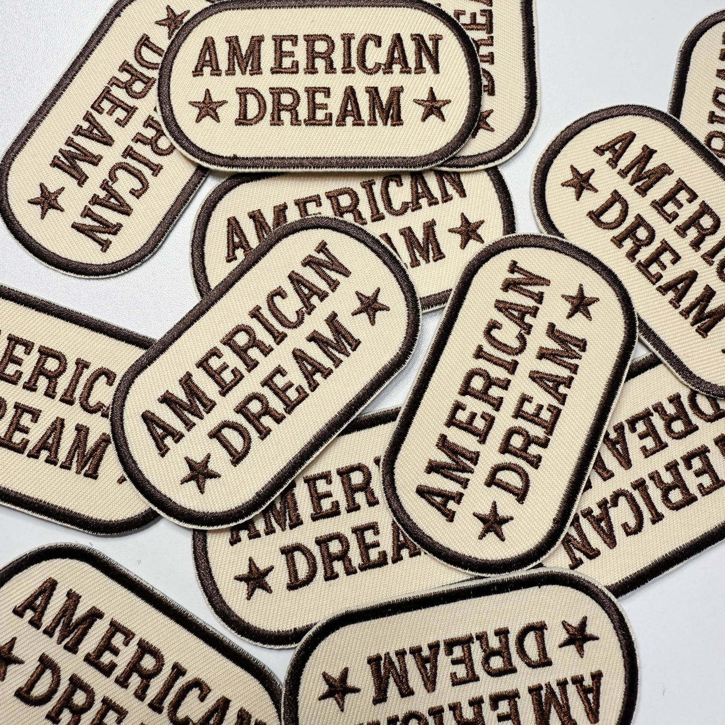 3"  American Dream -  Embroidered Hat Patch