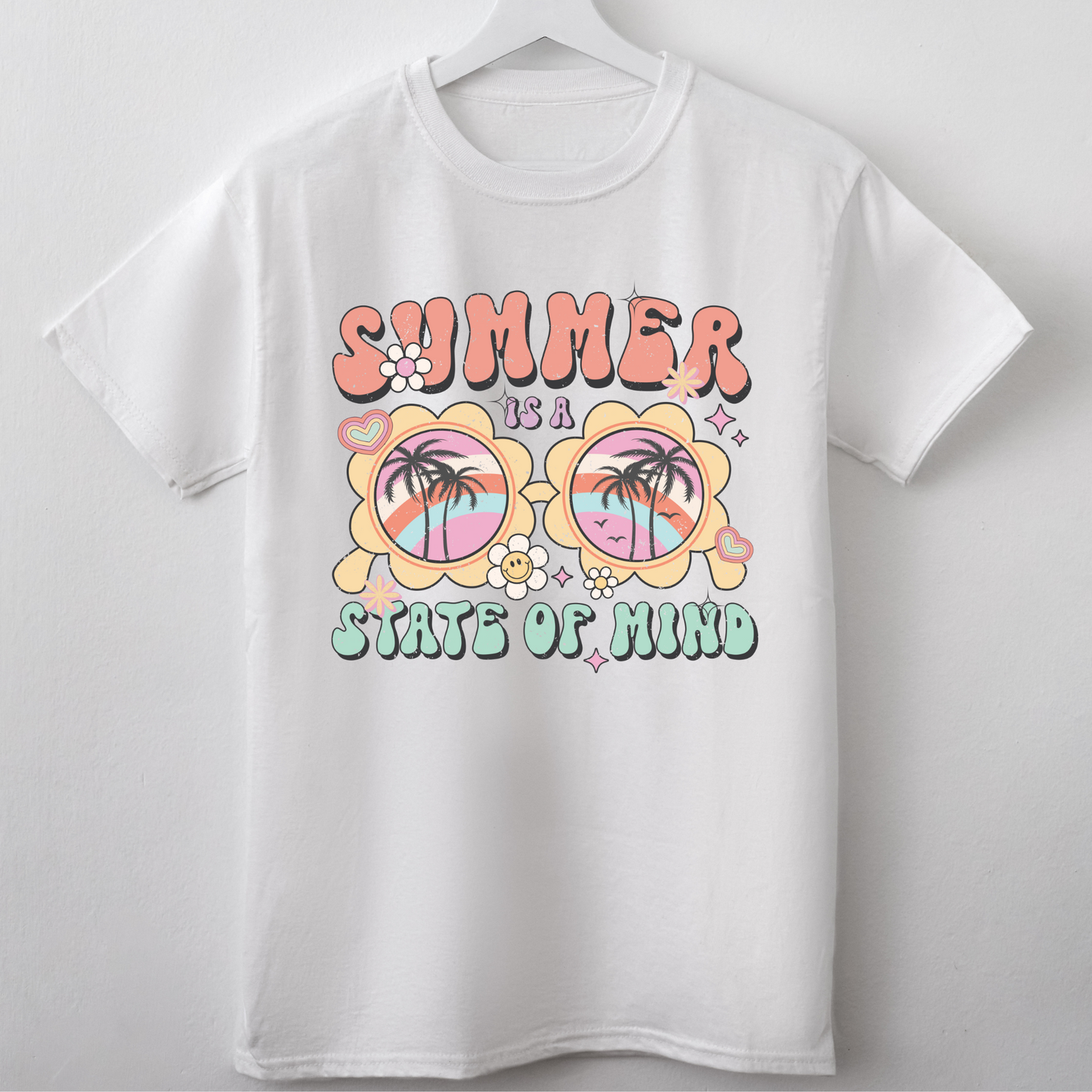 (Shirt not included) Summer is a State of Mind - Clear Film Transfer