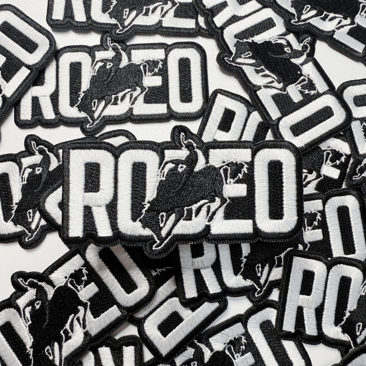 3.5" RODEO I  Embroidered Hat Patch
