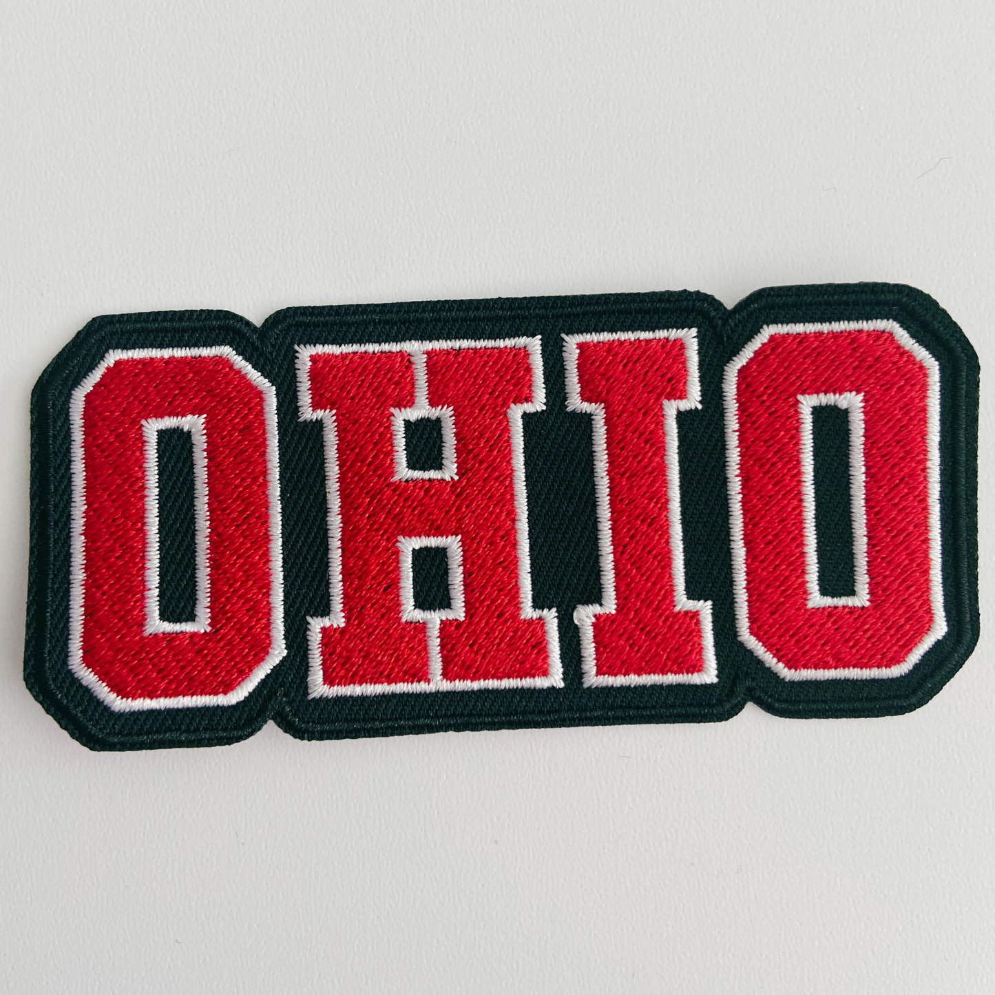 4" OHIO -  Embroidered Hat Patch