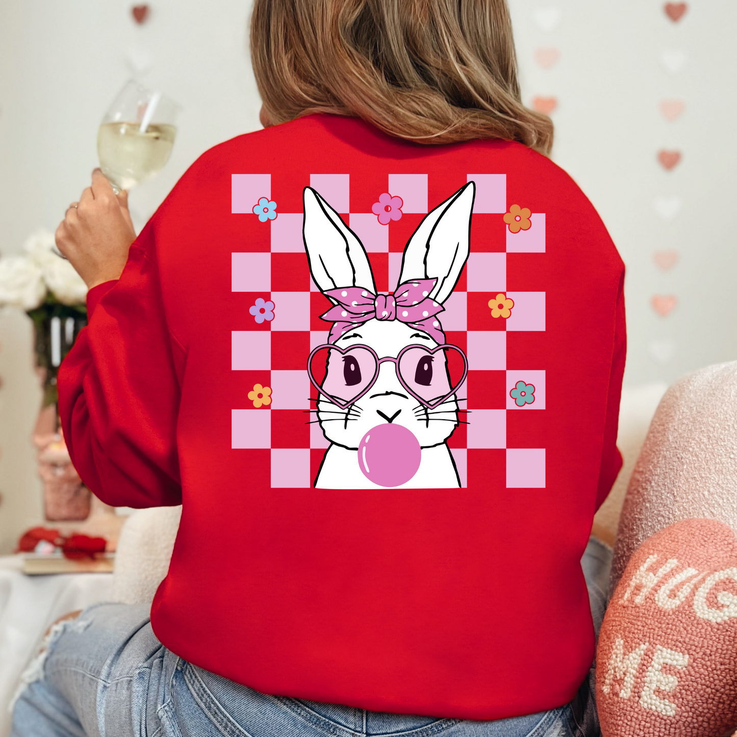 (Shirt not included) Groovy Bunny (easter) -   DTF (Cold Peel)