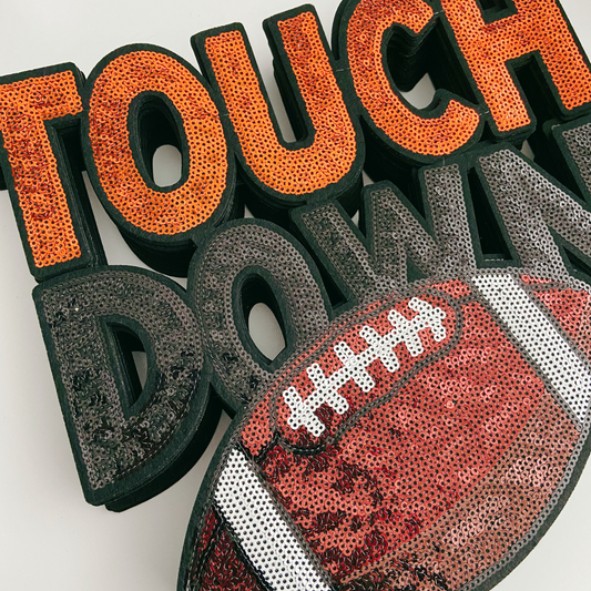 10" Touch Down - SEQUIN Patch