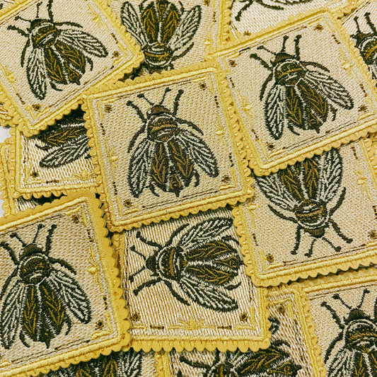 2" Bee - Embroidered Hat Patch