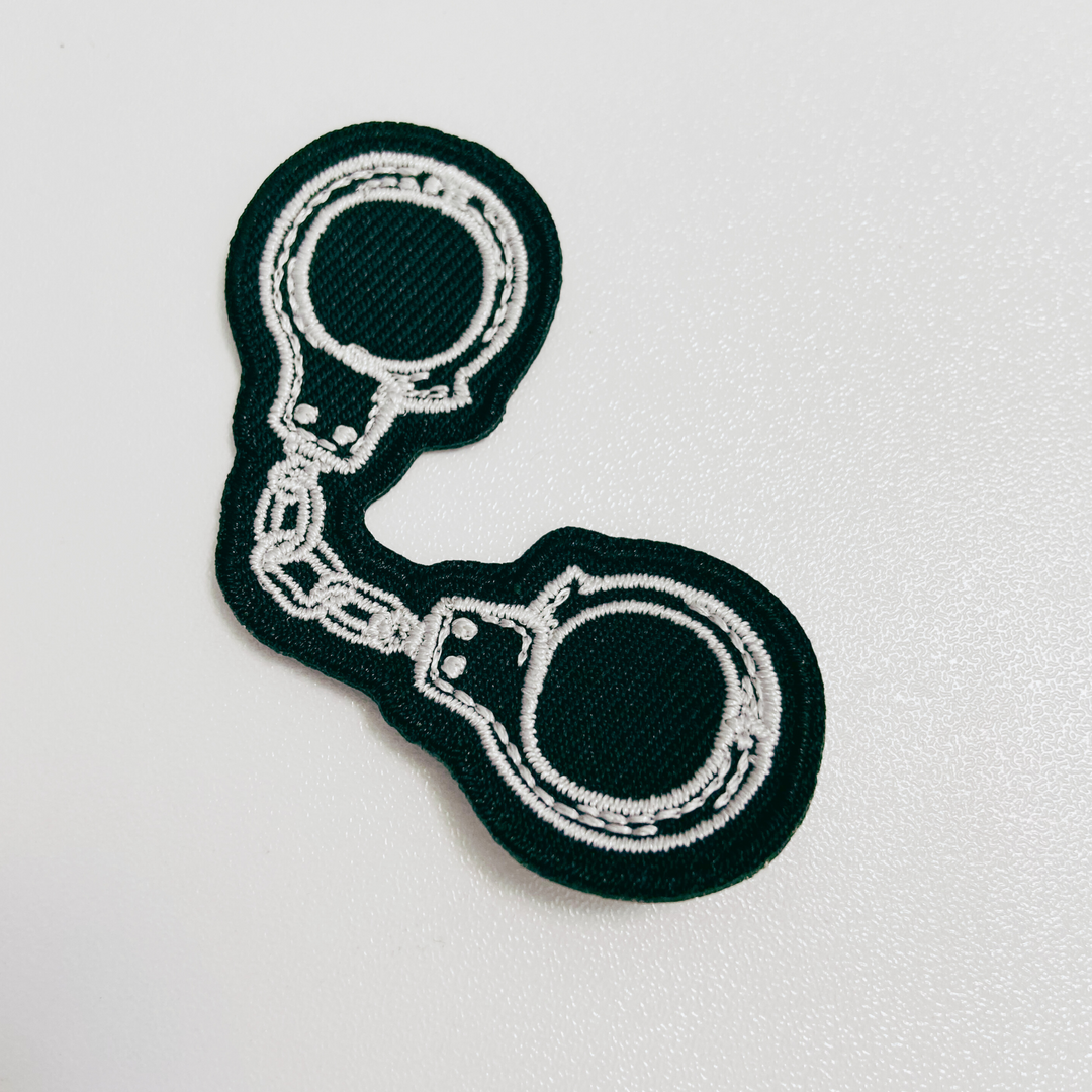 2" Handcuffs -  Embroidered Hat Patch