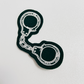 2" Handcuffs -  Embroidered Hat Patch