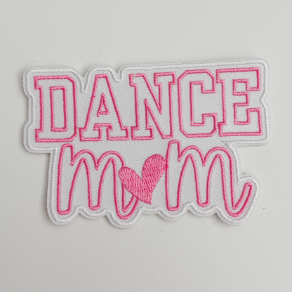 3.5" Dance Mom -  Embroidered Hat Patch