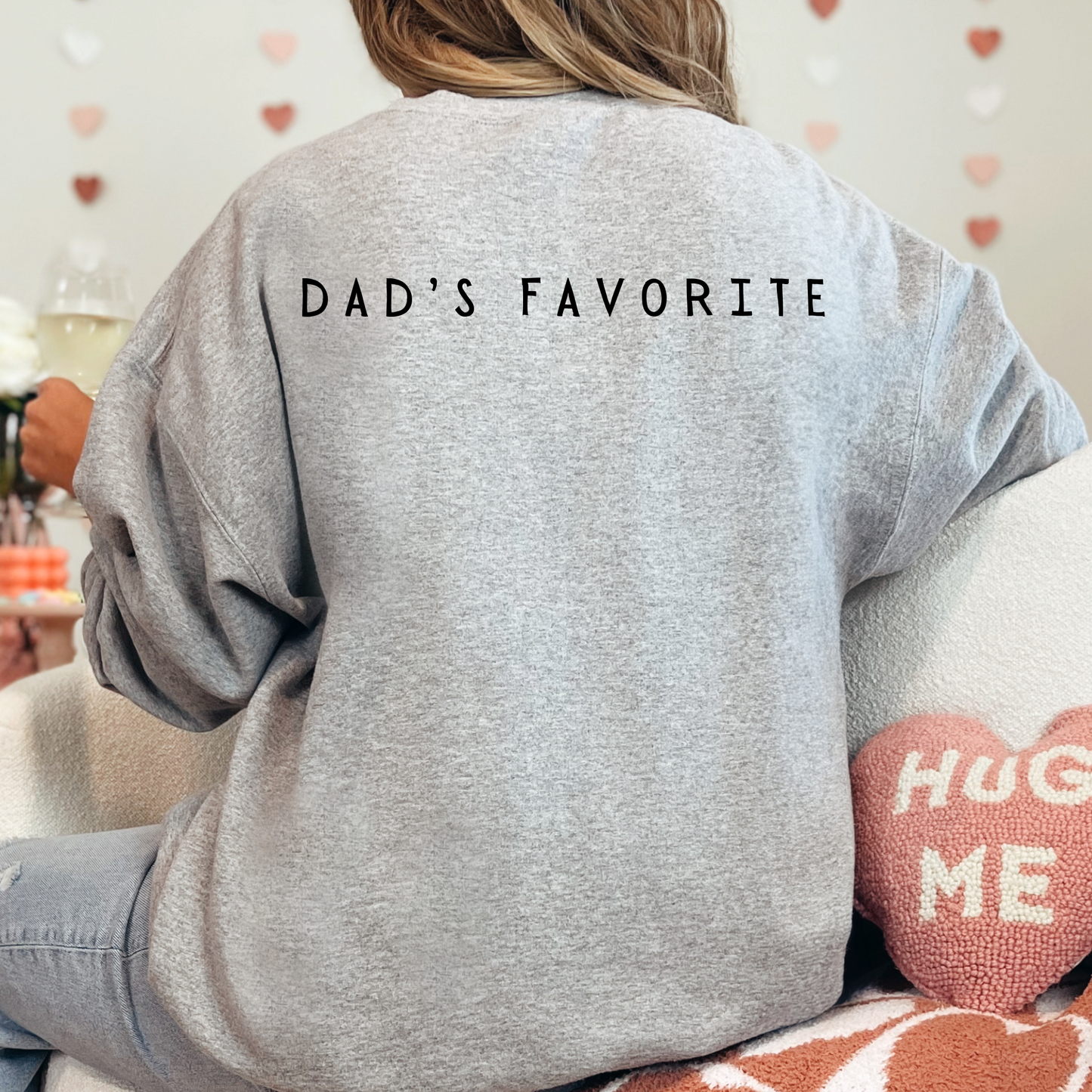 (shirt not included) DAD's Favorite - Matte Clear Film Transfer