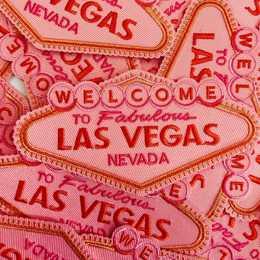 3.5 " Welcome to Fabulous LAS VEGAS - Embroidered Hat Patch