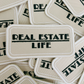 3.5" Real Estate life -  Embroidered Hat Patch