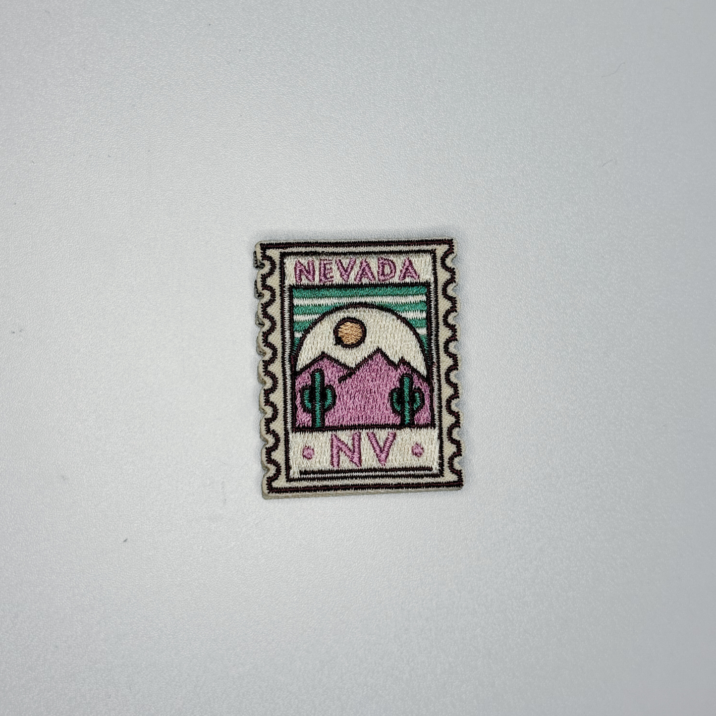 2" Nevada Stamp -  Embroidered Hat Patch