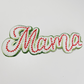 11" Baseball MAMA Patch (GOLD Backing) - Chenille Patch