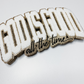 10.5 ” God Is Good all the time - Chenille Patch