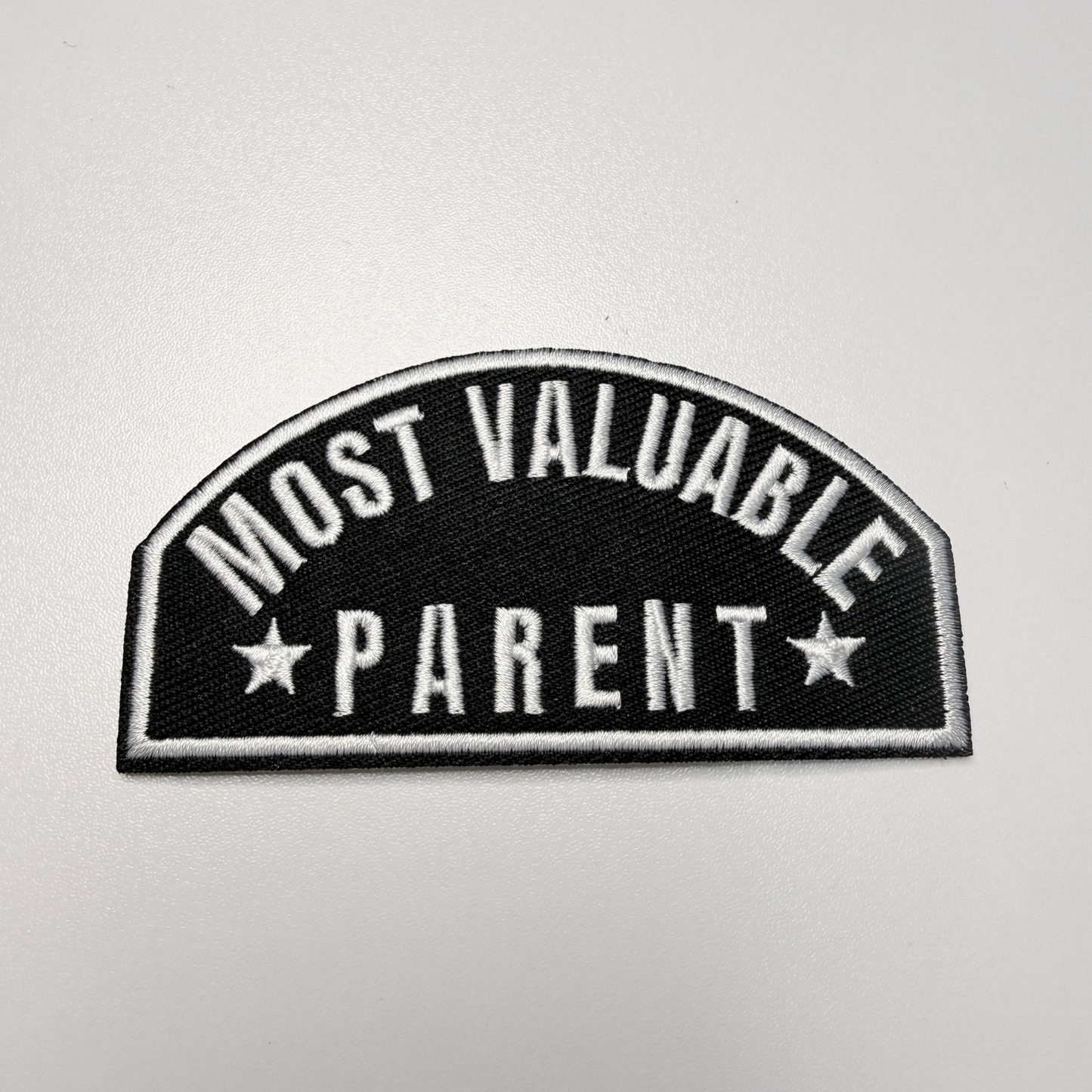 3.5" Most Valuable Parent -  Embroidered Hat Patch