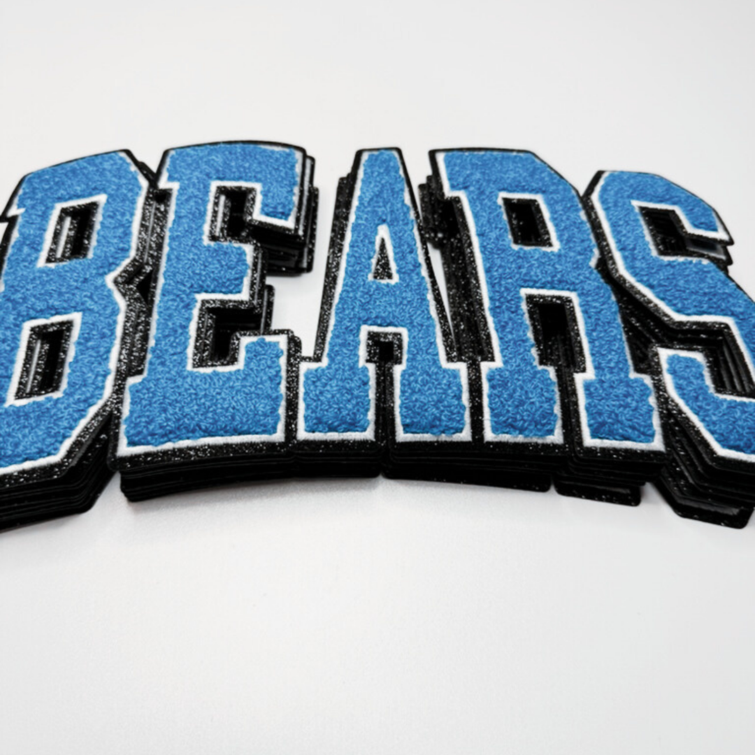 10.5" BEARS - Chenille Patch