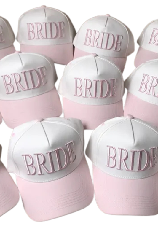 Structured Cap - BRIDE in blue or pink