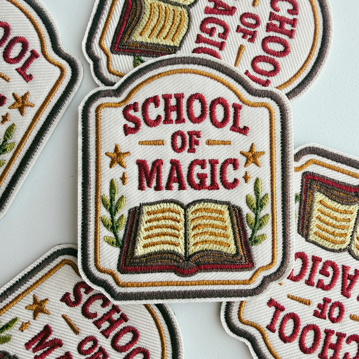 2.5" School of Magic -  Embroidered Patch