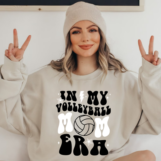 (Shirt not included) In My VOLLEYBALL Mom Era - Clear Film Transfer