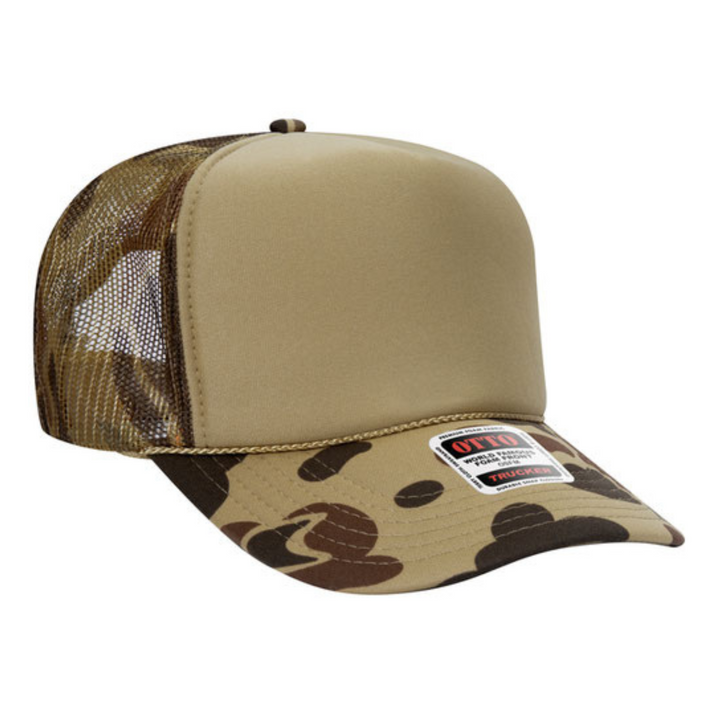 BLANK OTTO TRUCKER HAT -  Choose from available Colors