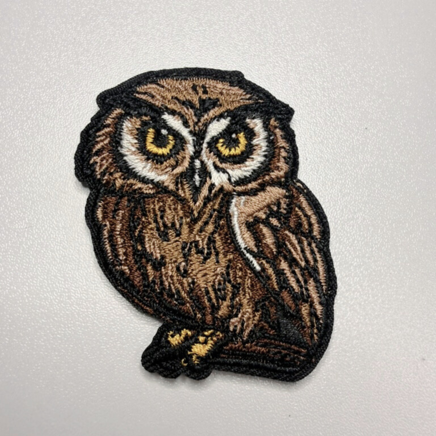 2" OWL -  Embroidered Hat Patch