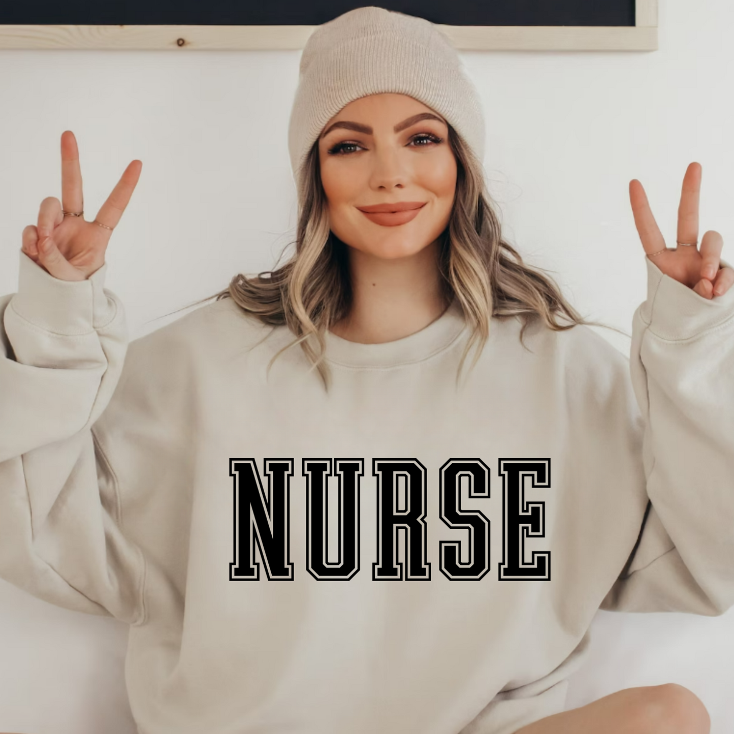 (Shirt not Included) NURSE  - CLEAR FILM Transfer