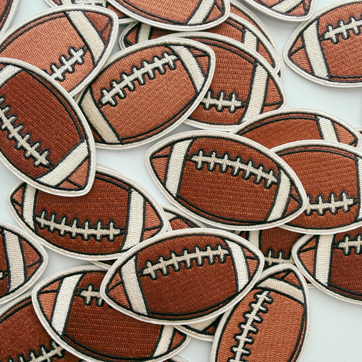2.5" Football -  Embroidered Patch
