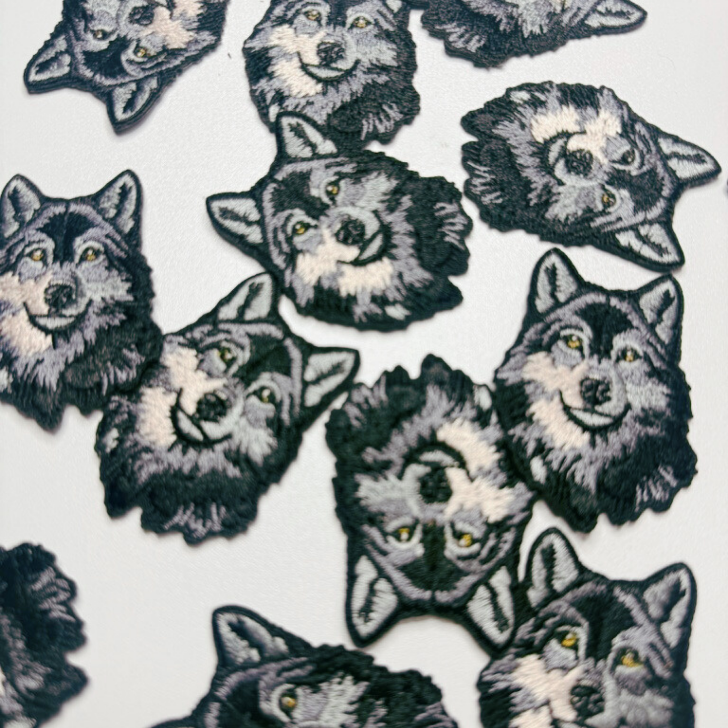 2" WOLF -  Embroidered Hat Patch