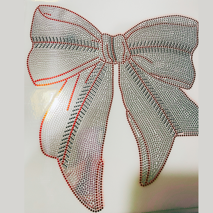 Baseball Bow  - SPANGLE - COLD PEEL