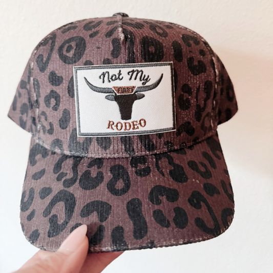 3" Not My First RODEO I  Embroidered Hat Patch