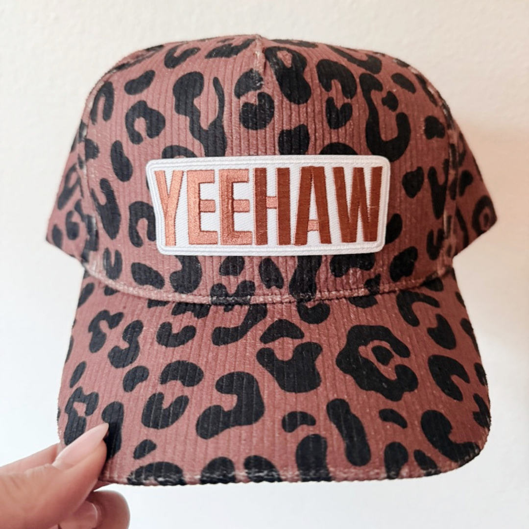 4" YEEHAW -  Embroidered Hat Patch