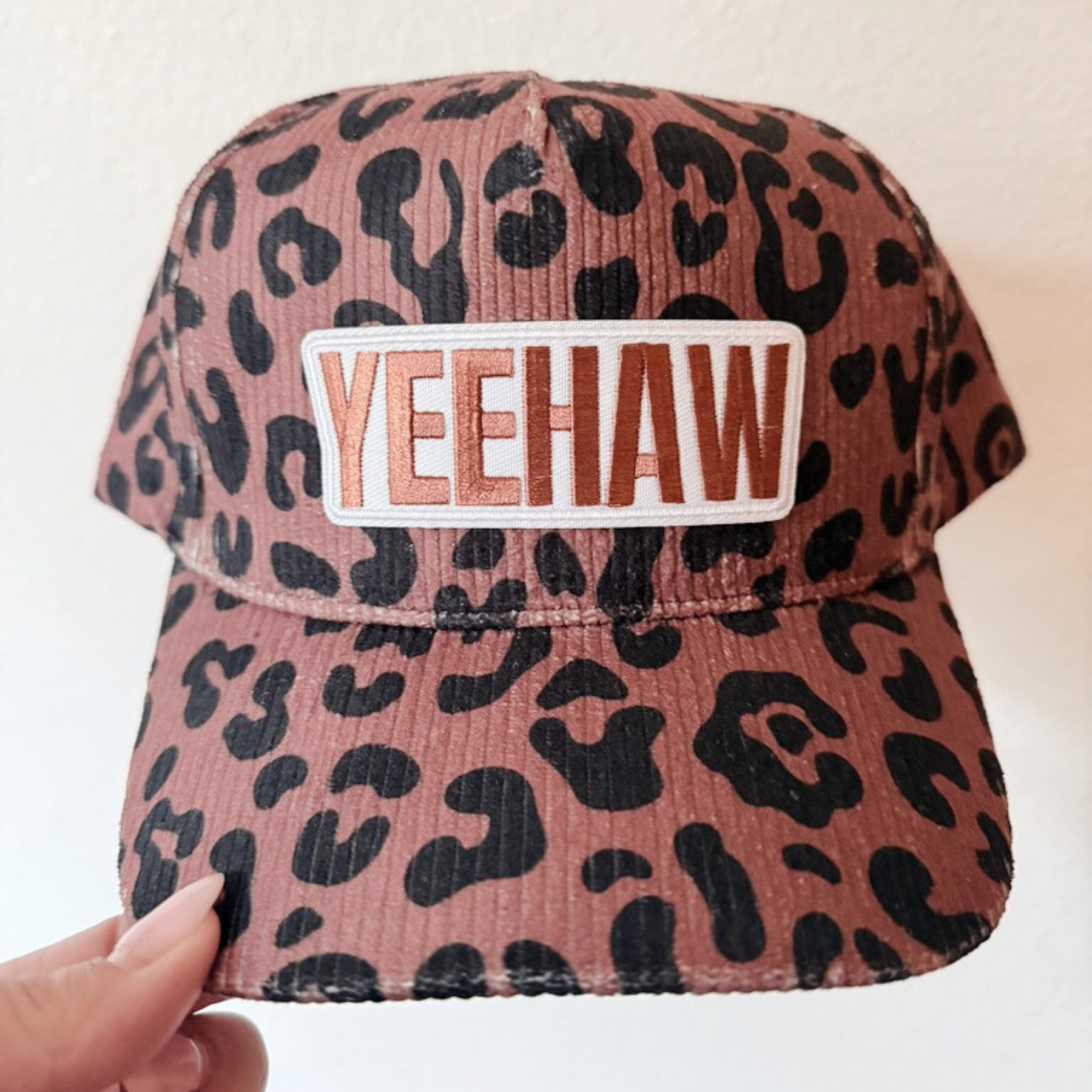 4" YEEHAW -  Embroidered Hat Patch