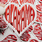 2" ALABAMA Heart -  Embroidered Hat Patch