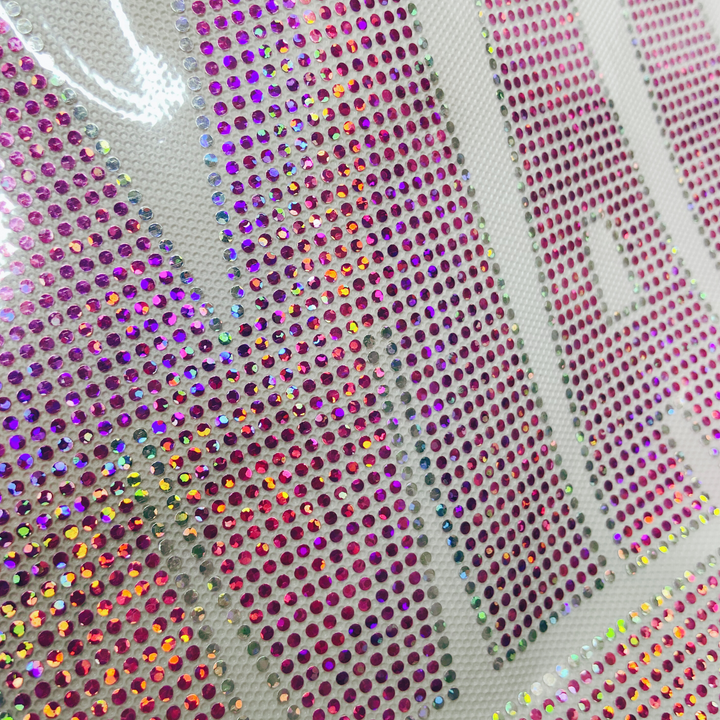 4" MAMA Holographic SPANGLE - COLD PEEL - Perfect for Hats