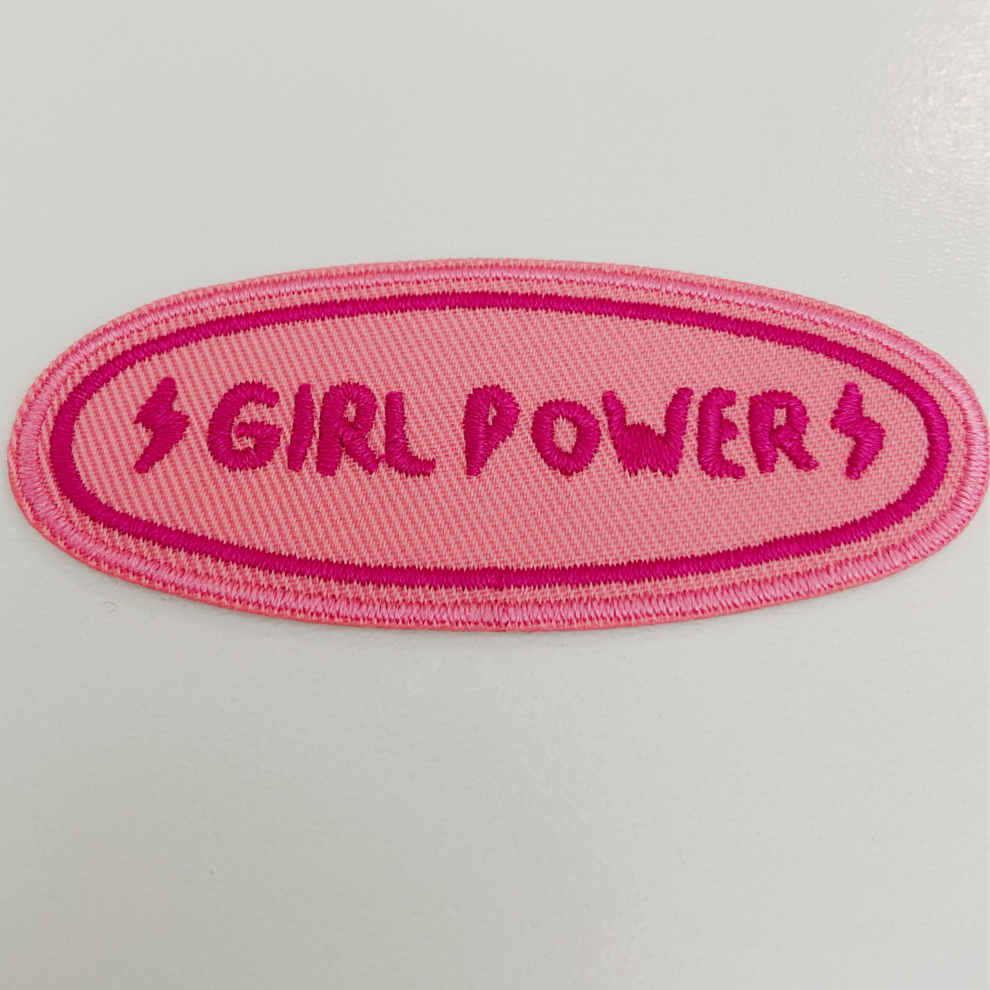 3" GIRL POWER -  Embroidered Hat Patch