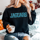 (Shirt not included) Faux Sequin JAGUARS- DTF Clear Film Transfer - COLD PEEL