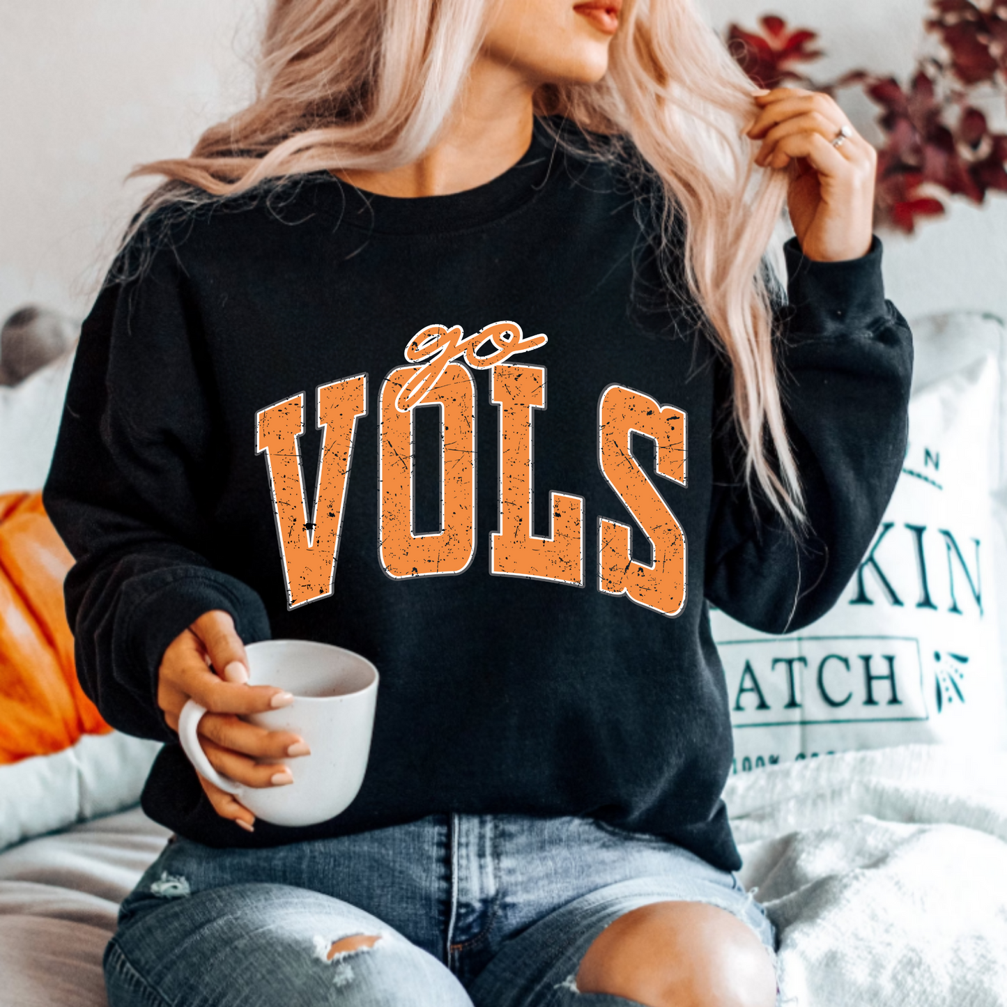 (shirt not included) GO VOLS Tennessee - Clear Film Transfer