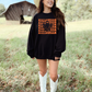 (Shirt not included) Halloween Ghost in neon orange - PUFF  Transfer