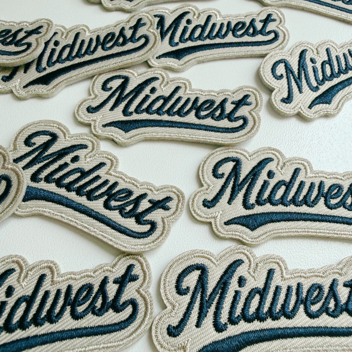 2" Midwest - Embroidered Hat Patch
