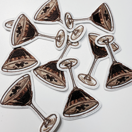 2.5" Espresso Martini - Embroidered Hat Patch