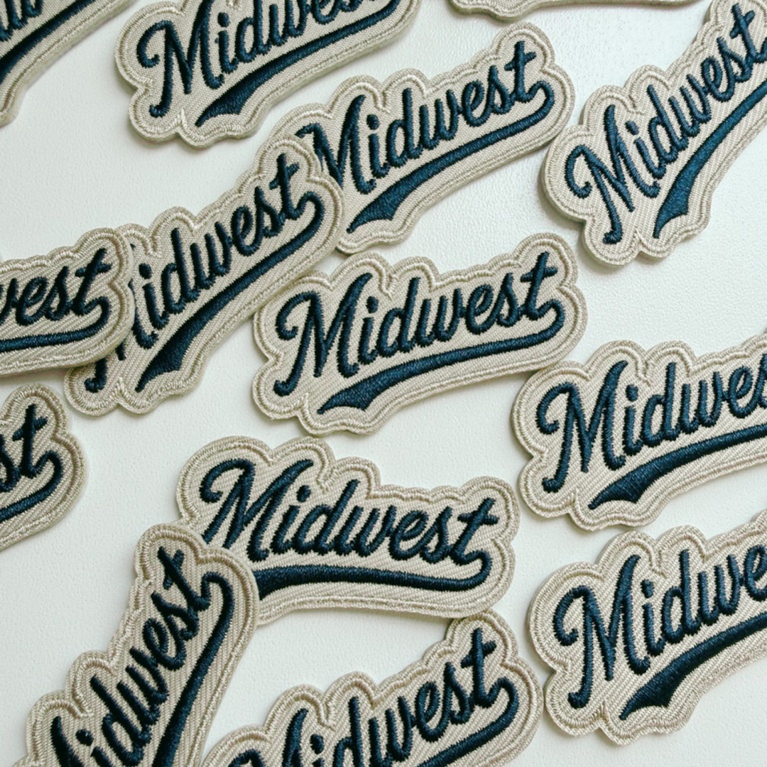 2" Midwest - Embroidered Hat Patch