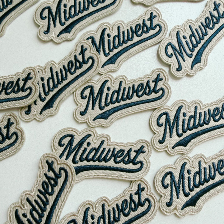 2" Midwest - Embroidered Hat Patch