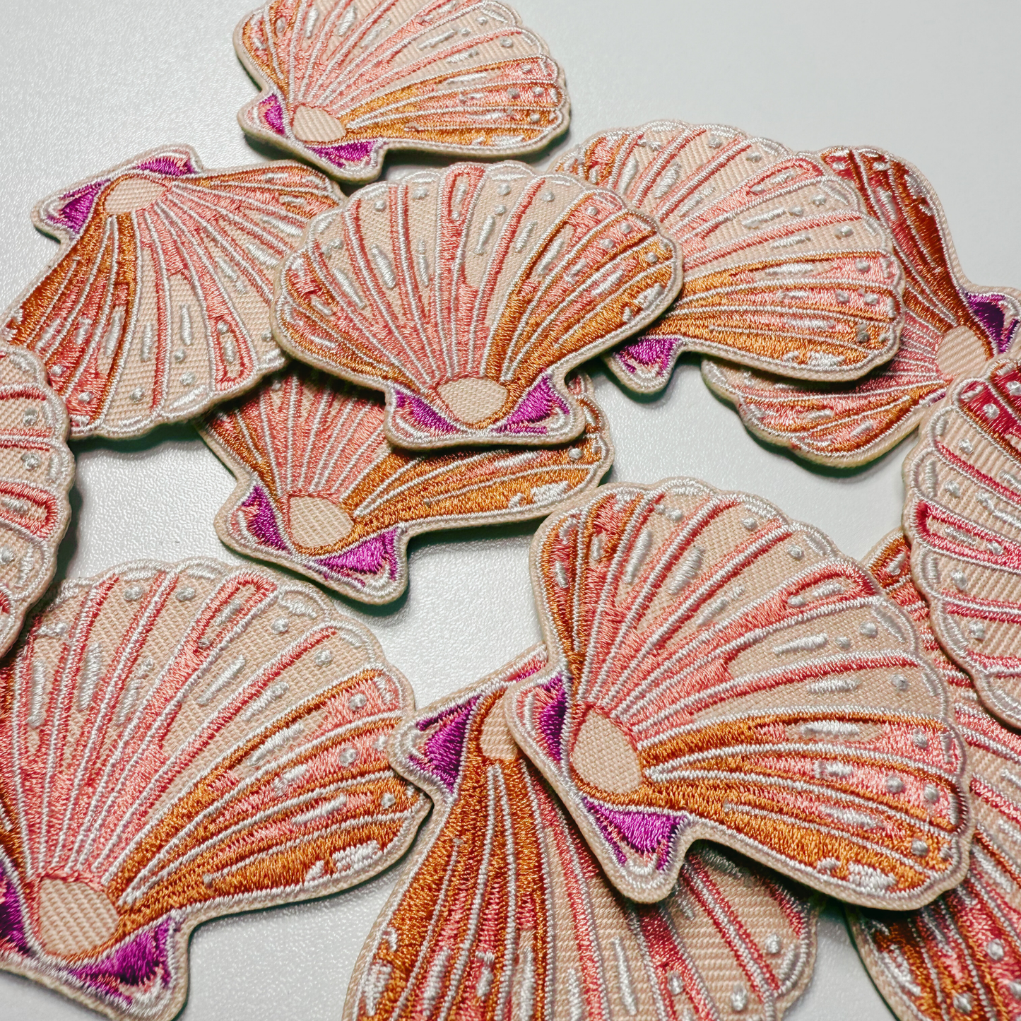 2" Shell  - Embroidered Hat Patch