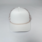 TEELUX - TRUCKER HAT BLANK - Beige Neutral Checkered