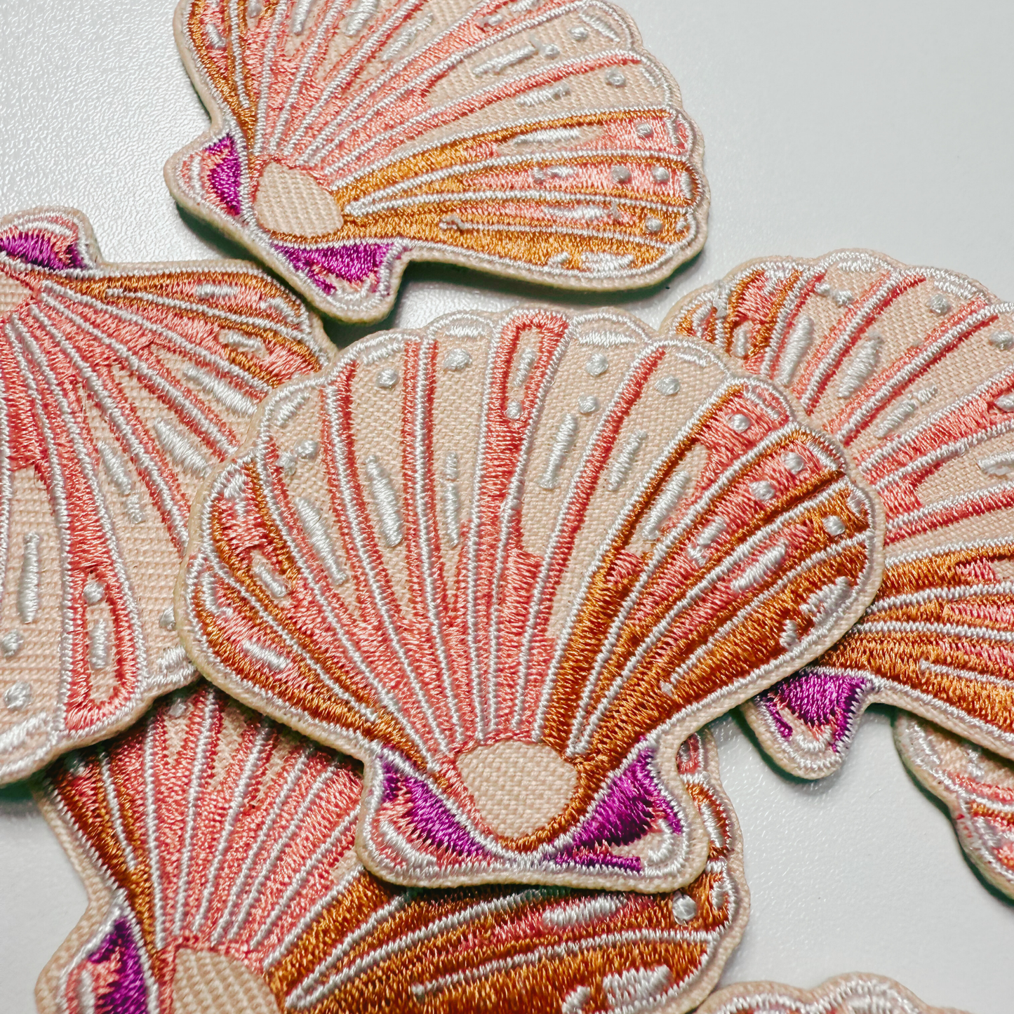 2" Shell  - Embroidered Hat Patch