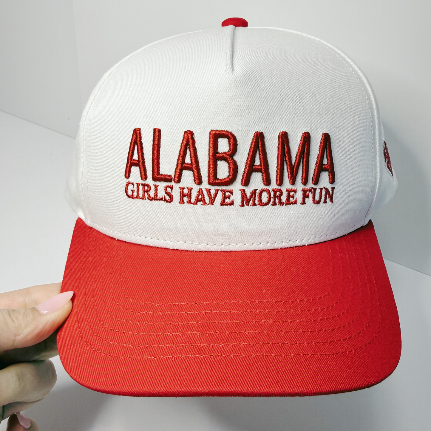 TRR - Cotton Structured Hat - ALABAMA Girls Have More fun