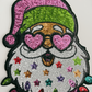 8.5" x 10.5" SANTA - SEQUIN Patch