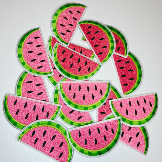 3.5" Watermelon - Embroidered Hat Patch