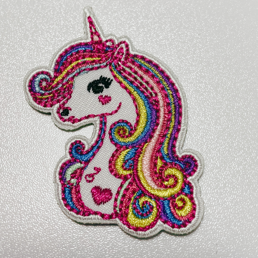 2" Unicorn - Embroidered Hat Patch