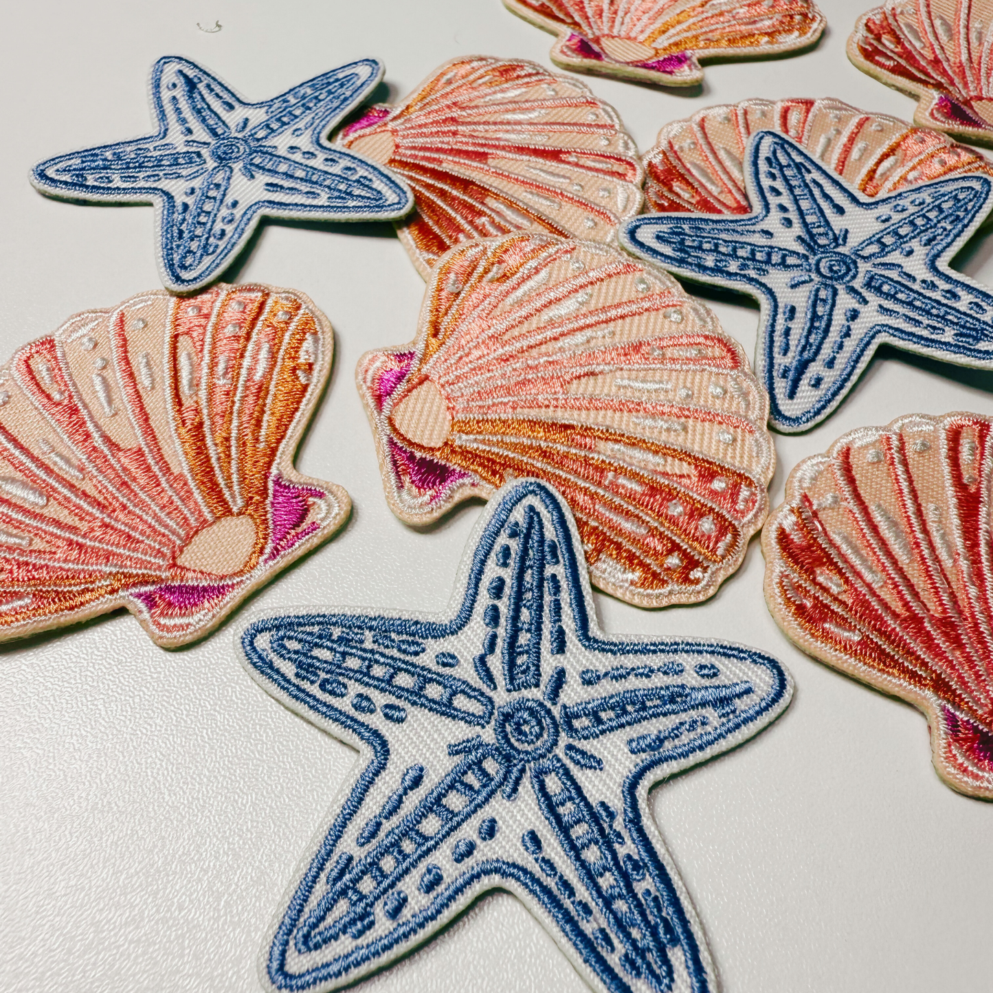 2" Shell  - Embroidered Hat Patch