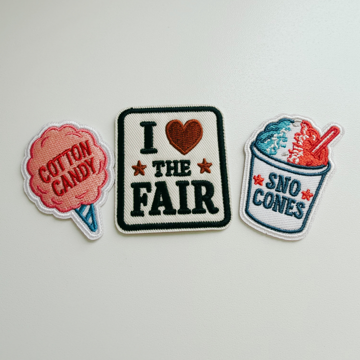 2" Sno Cones - Embroidered Hat Patch